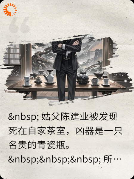隐锋：青花瓷瓶下的血案