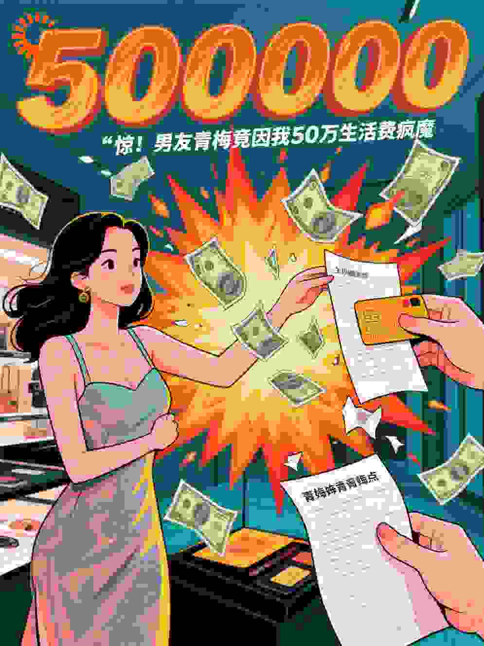 惊！男友青梅竟因我50万生活费疯魔