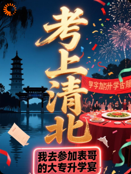 考上清北参加表哥的大专升学宴。