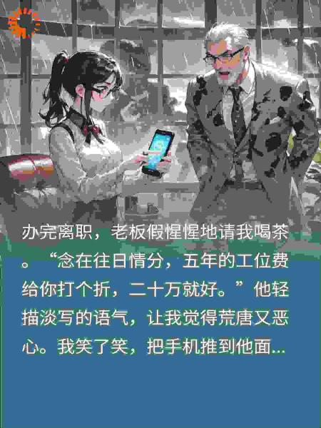 离职被索20万工位费？我甩3亿假账后，老板当场跪下