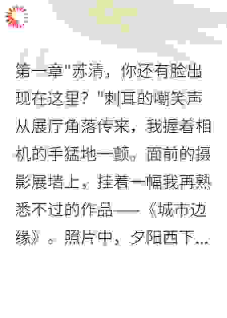重生识破继妹偷拍我作品