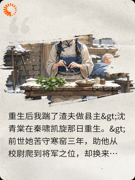 重生后我踹了渣夫做县主