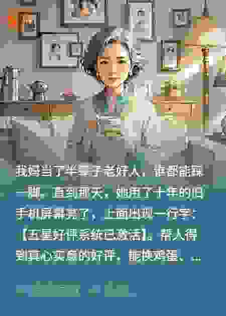 圣母妈妈逆袭！激活好评系统后，善良终于有了价值