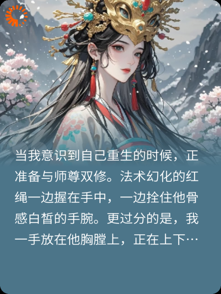 重生后师尊自我攻略了