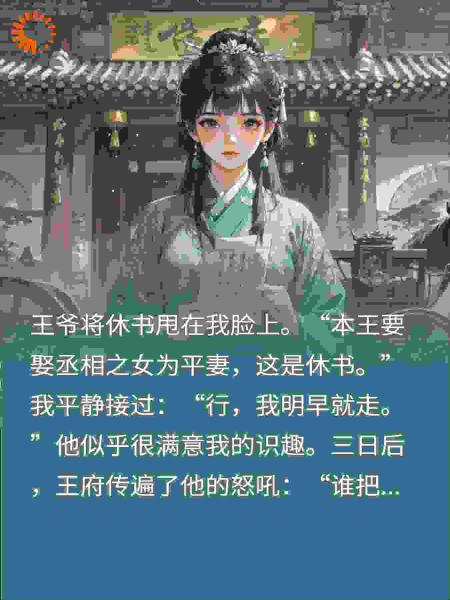 休书砸脸，我搬空王府金库后，前夫哥疯了