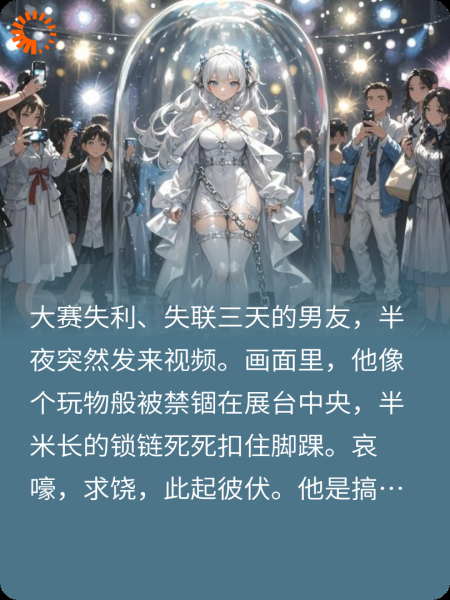 男友将我做成艺术品参赛，功成名就那天他悔疯了
