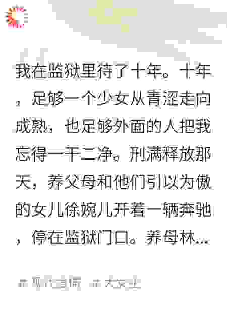 被顶罪十年，归来后我是豪门真千金