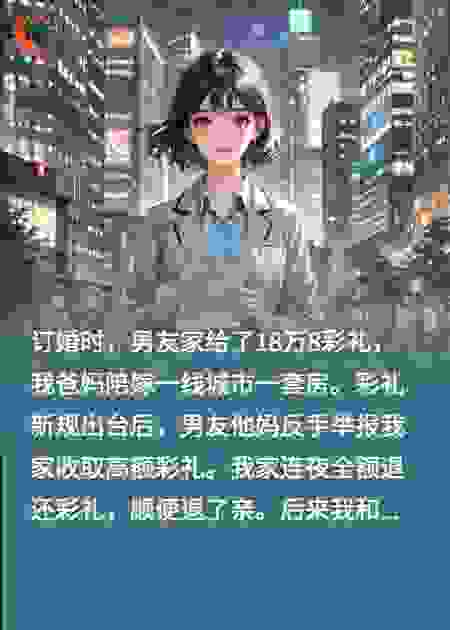 订婚前，男友妈妈举报我家收取高额彩礼，我退婚了