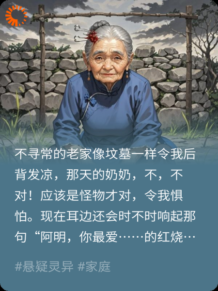 回老家的惊悚之旅，恐怖的怪奶奶