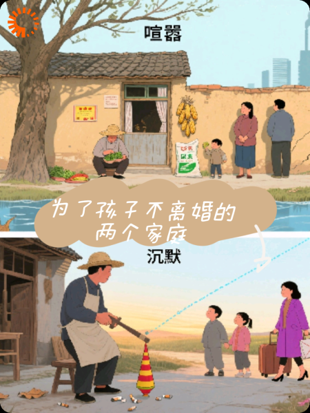 为了孩子不离婚的两个家庭