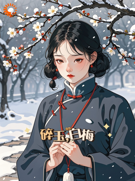 碎玉，白梅