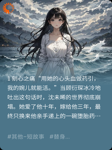 用你的心头血，救他的白月光