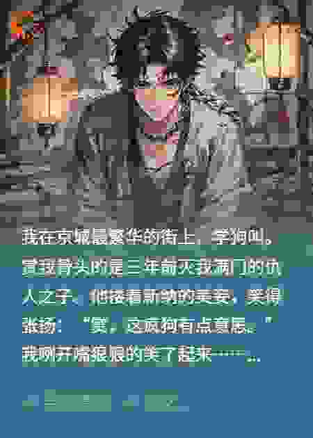 疯犬藏刃，我当狗，只为复仇